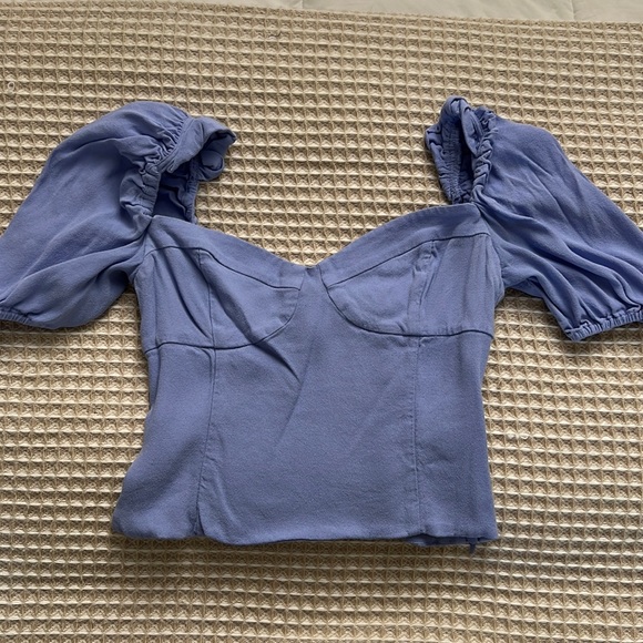 Aritzia Wilfred short sleeve blouse (size small) - Picture 1 of 6